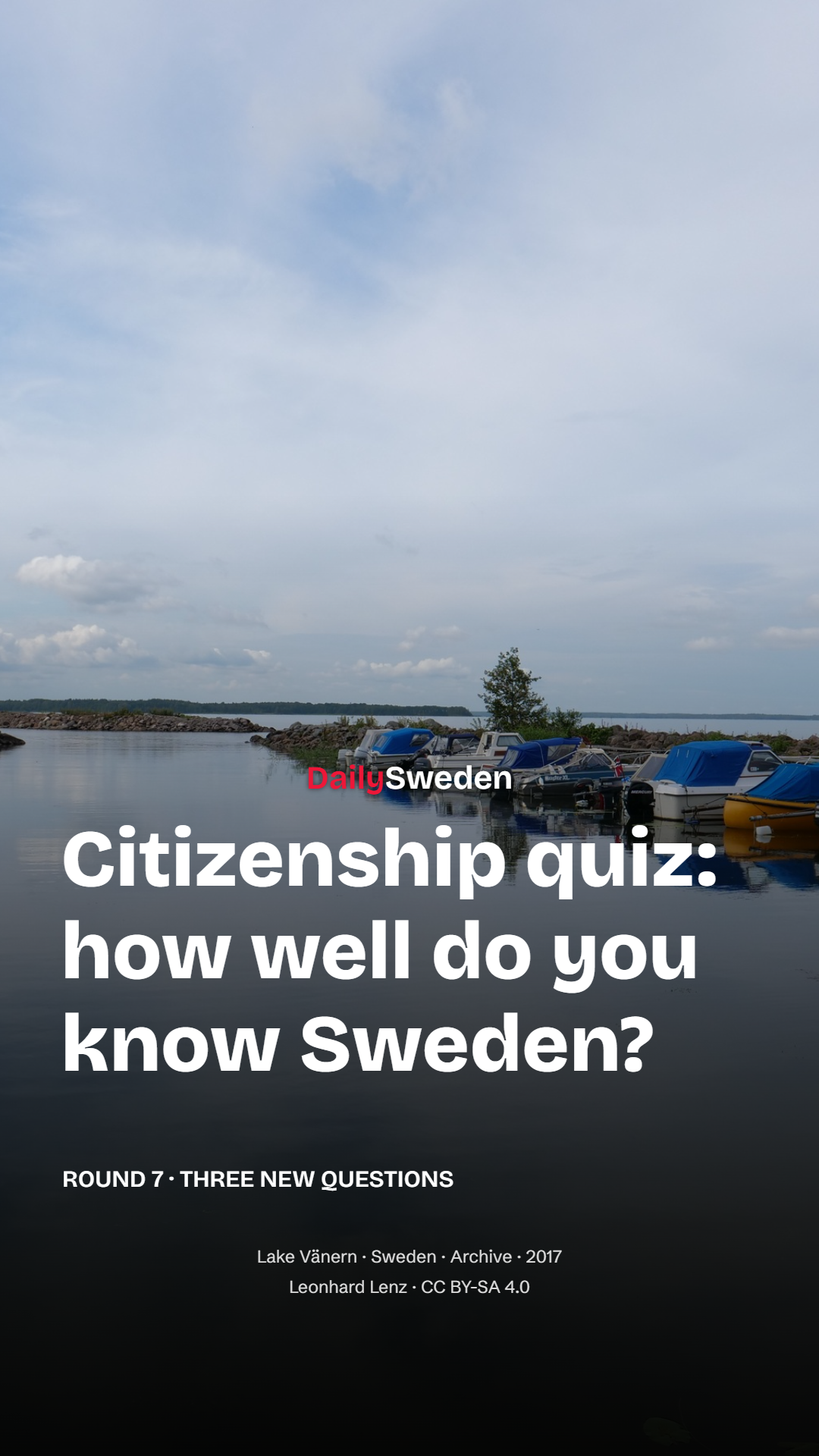 Sweden’s citizenship quiz: know the map