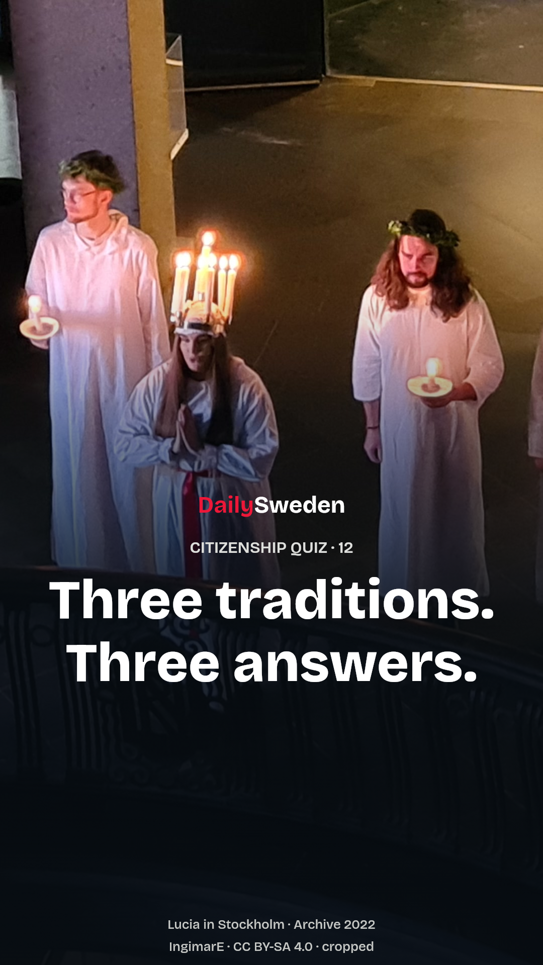 Citizenship quiz: know these Swedish traditions?